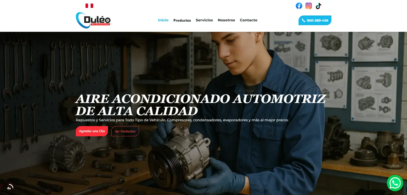 Captura de pantalla del proyecto E-Commerce a medida